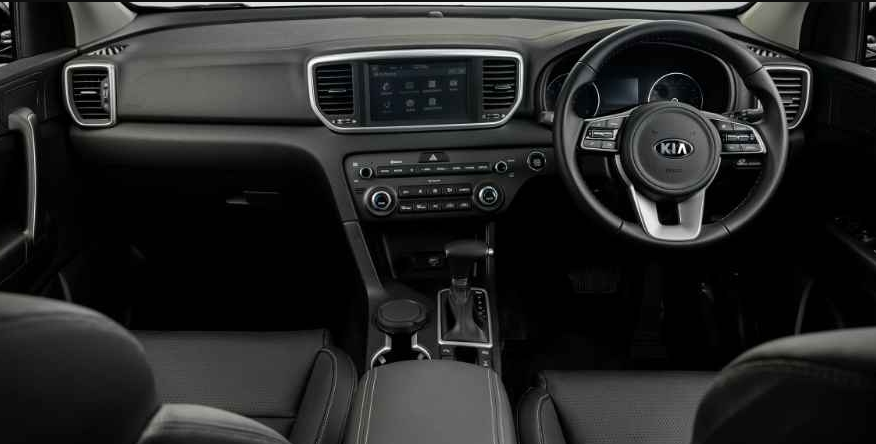 kia sportage black edition interior 2024