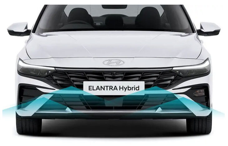 Hyundai Elantra Hybrid 2025 front exterior